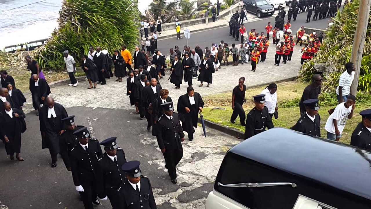 Former Dominican President Dr. Nicholas J.O. Liverpool's Funeral Motorcade