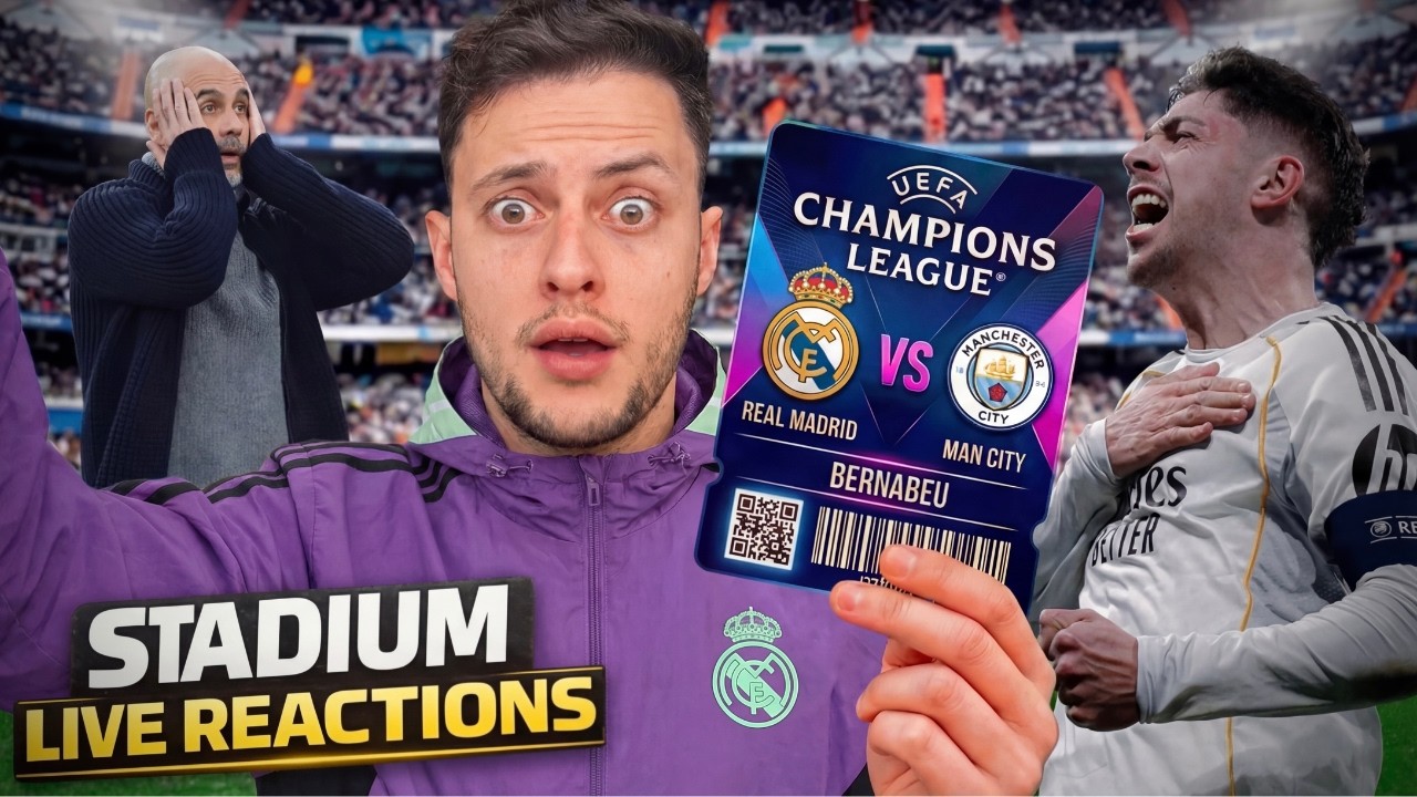 The day Valverde FATHERED Man City 🔥 Real Madrid vs Man City Bernabéu Live Reactions & 4K Highlights
