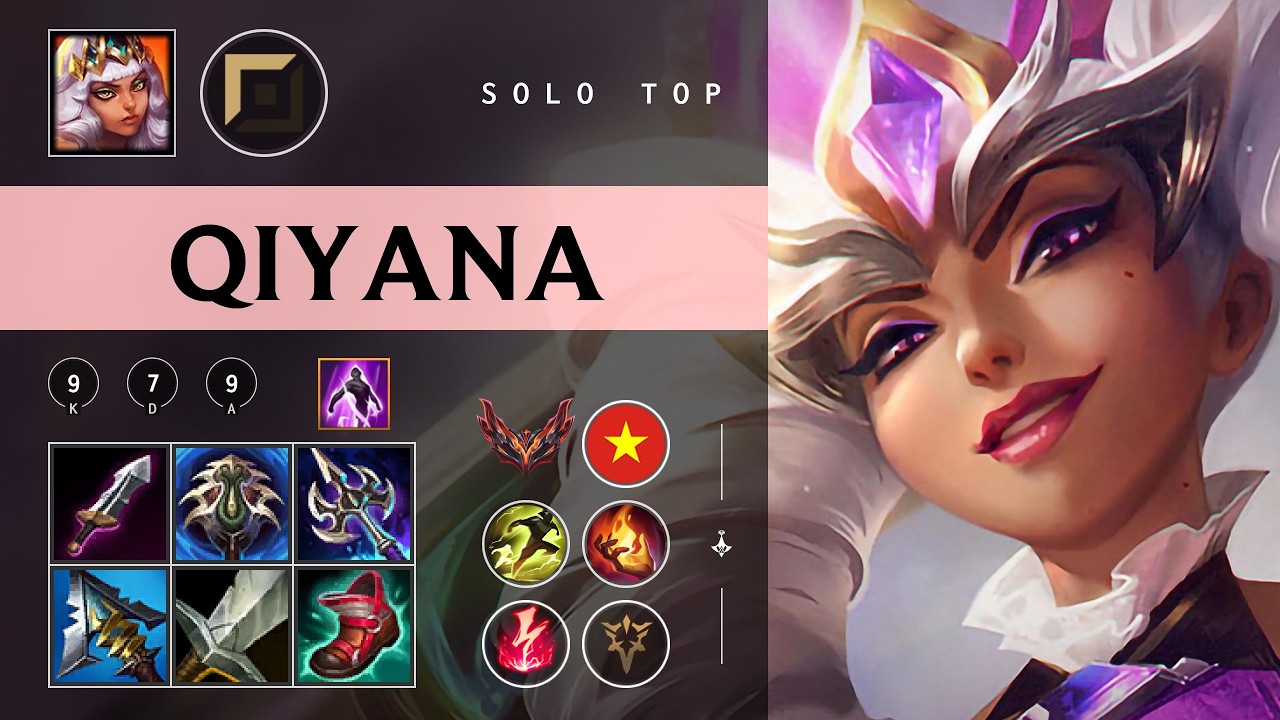 Qiyana Top vs Zaahen - VN Grandmaster Patch 26.03