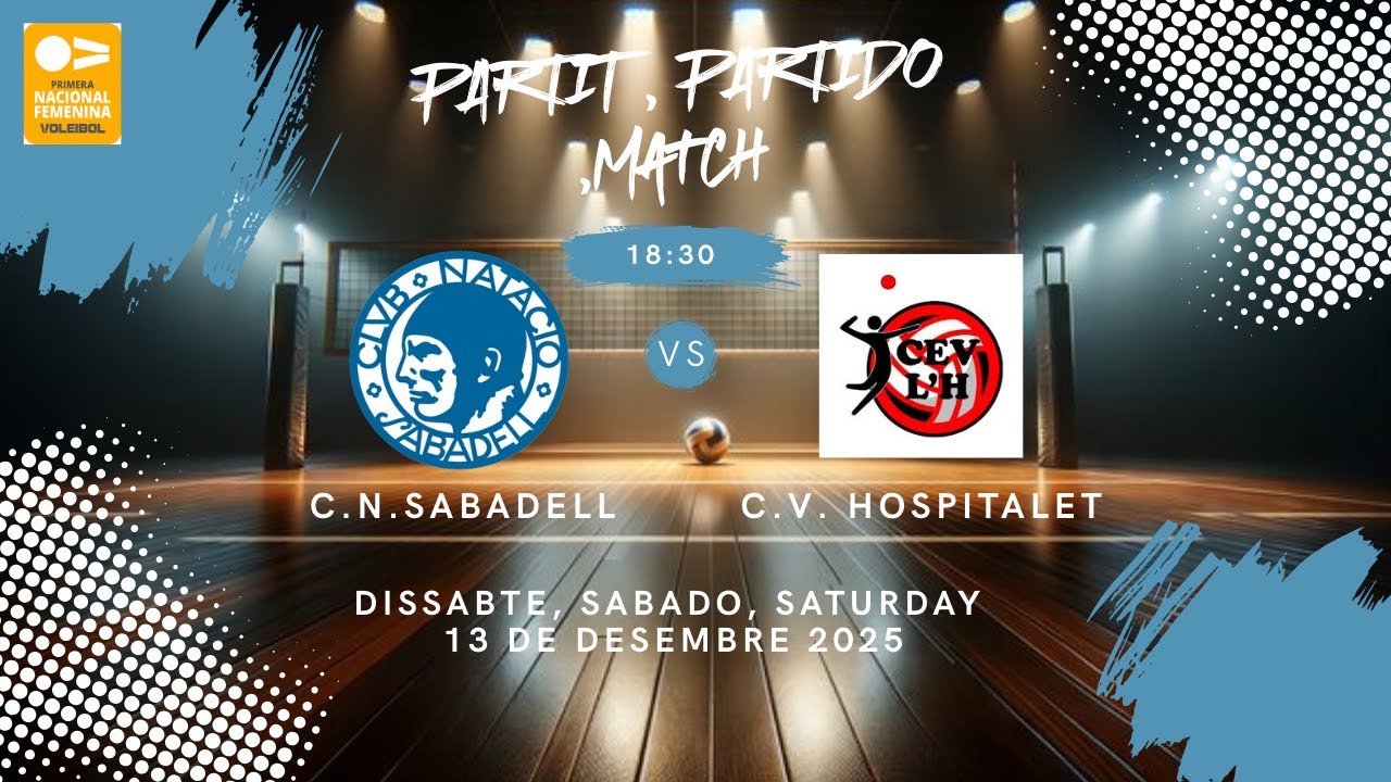 J10 , CN SABADELL vs CV HOSPITALET , 1A Nacional