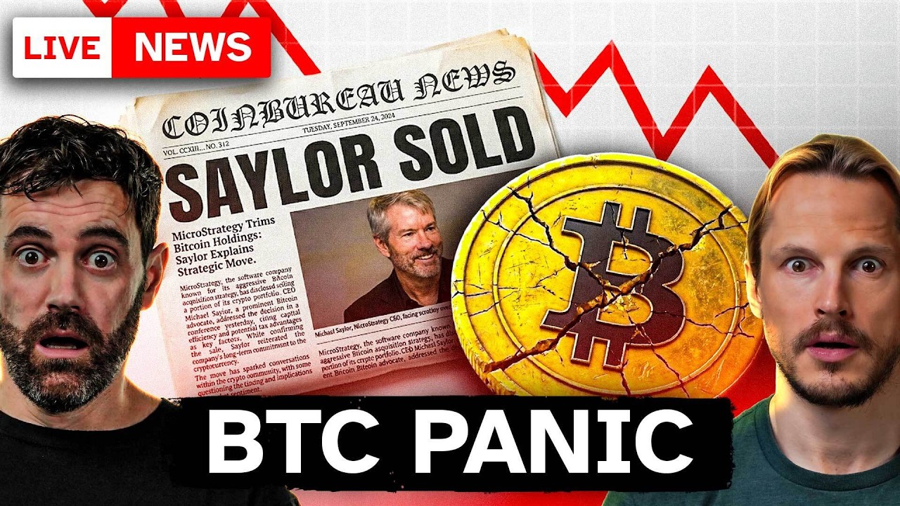 Биткоин рухнул ниже 60 000 долларов!! Сэйлор продает BTC на фоне окончательного обвала фондового ...