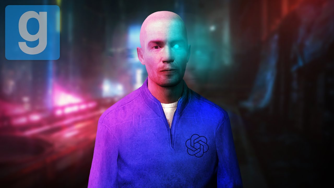 нейросеть играет в gmod