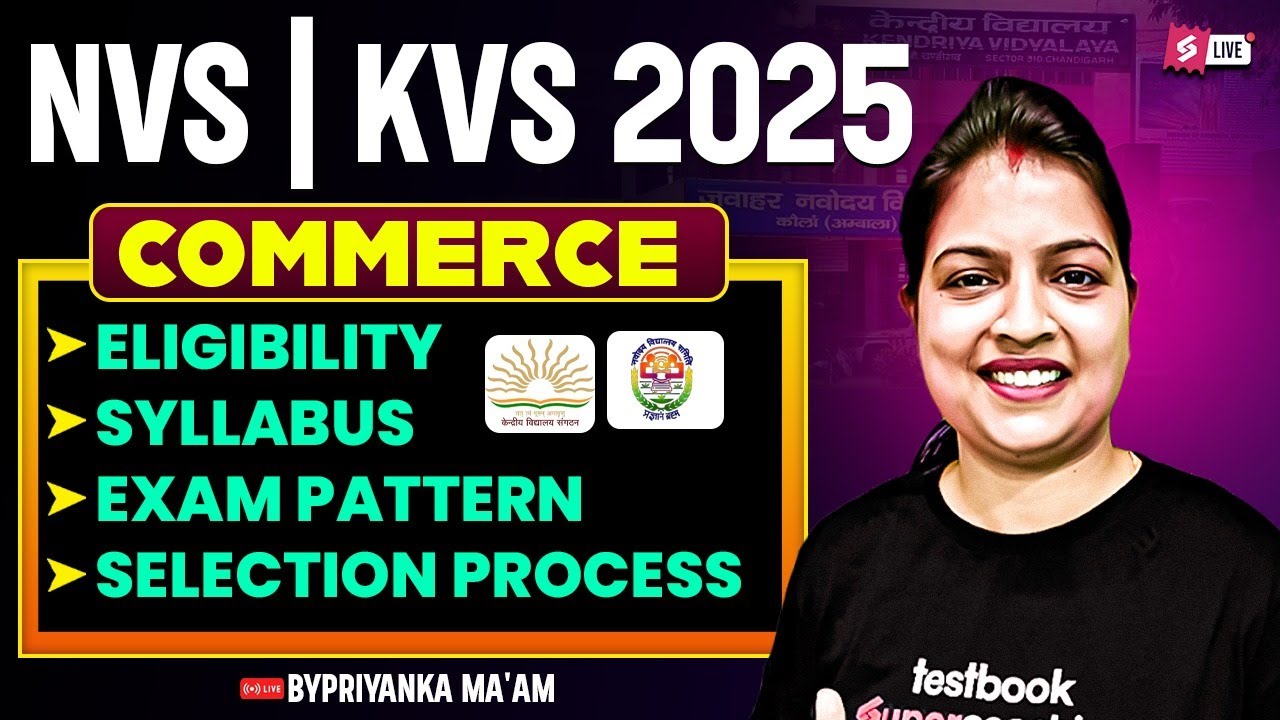 KVS NVS Vacancy 2025 | KVS NVS PGT Commerce Syllabus, Exam Pattern, Eligibility & Selection|Priyanka