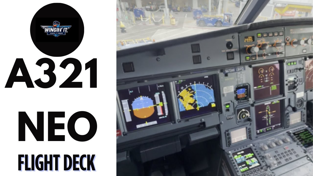 A321-NEO Cockpit POV | Real Flight Deck Light Test