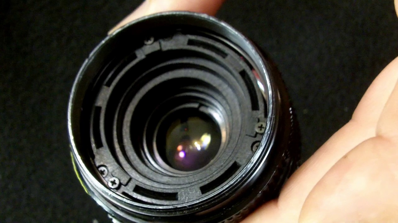 Cleaning dust from a Chinon 50mm f1.9 vintage lense