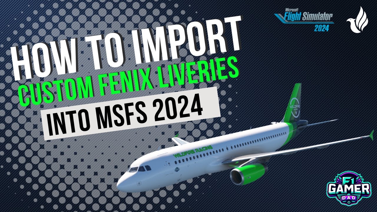How to Create a Custom Livery for the Fenix A320 for MSFS 2024