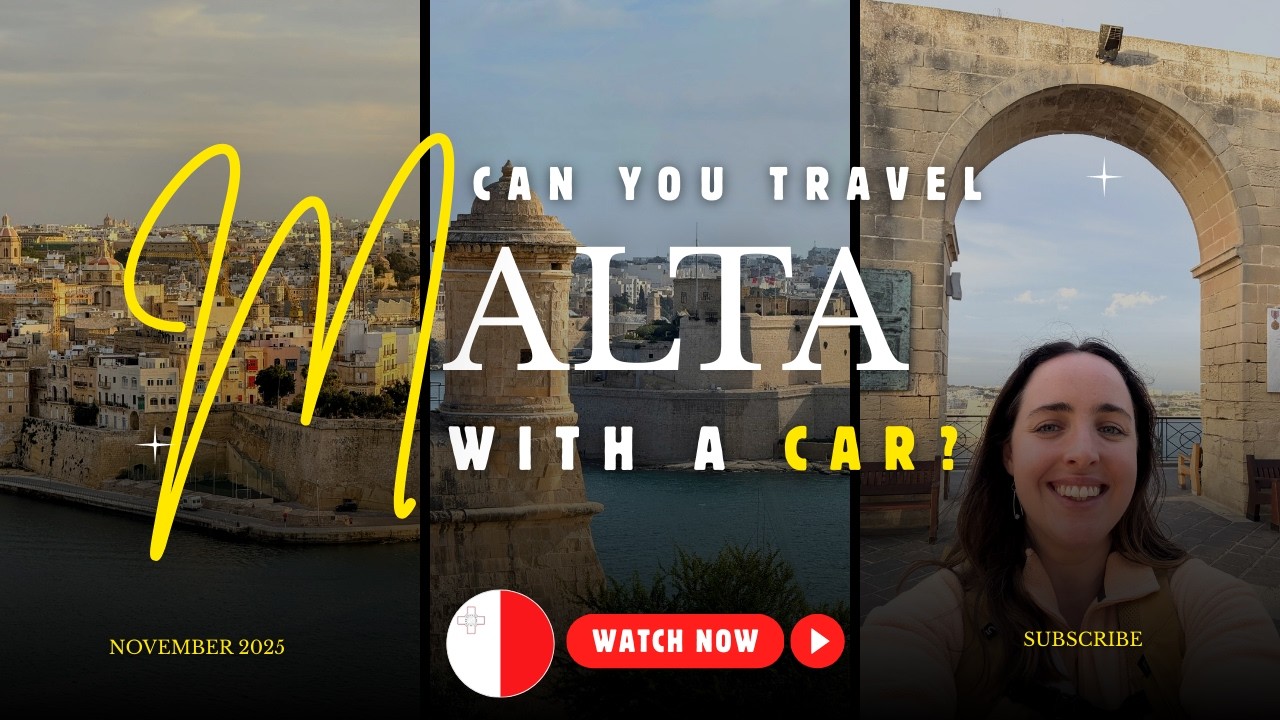 I explored Malta alone... with a rental car