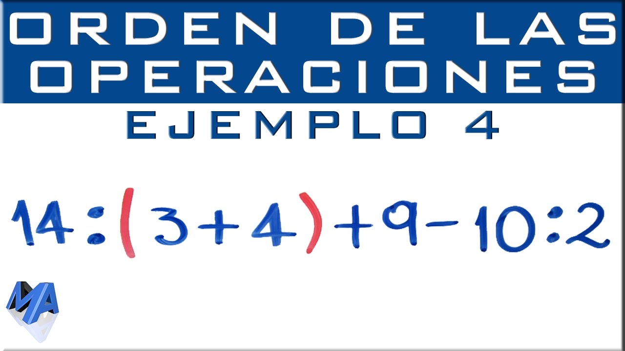 Operaciones combinadas | Suma, resta, multiplicaci&oacute;n, divisi&oacute;n, potenciaci&oacute;n | Ejemplo 4