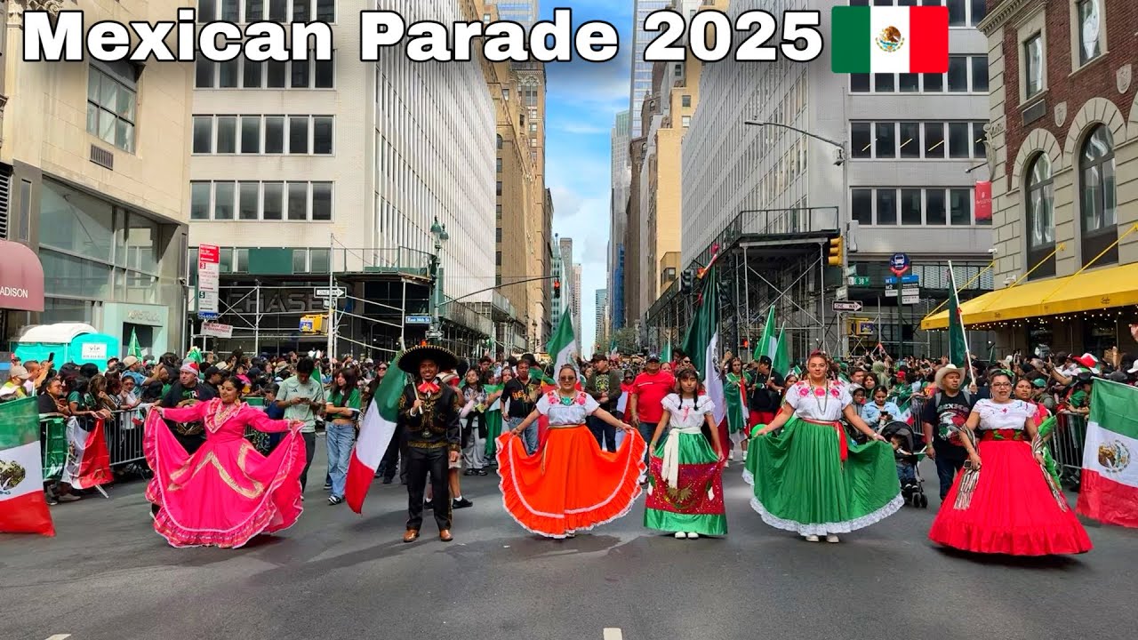 IRL LIVE At The Mexican Independence Day Parade 🇲🇽 2025 Desfile Del Dia Mexicano En Nueva York 2025