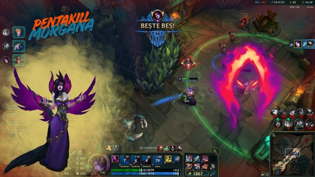 MORGANA PENTA  S+ | MELEKLERİN ZULMÜ |  CEHENNEM ÖPÜCÜĞÜ | LOL