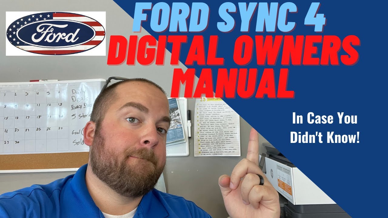 2021+ Ford Sync 4 Digital Owners Manual (In Case You Didn't Know!) #Knoxville #Ford #Sync4
