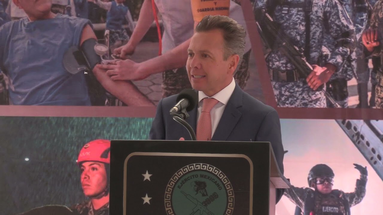 Participa Pablo Lemus en la conmemoración del 113 Aniversario de la Creación del Ejército Mexicano