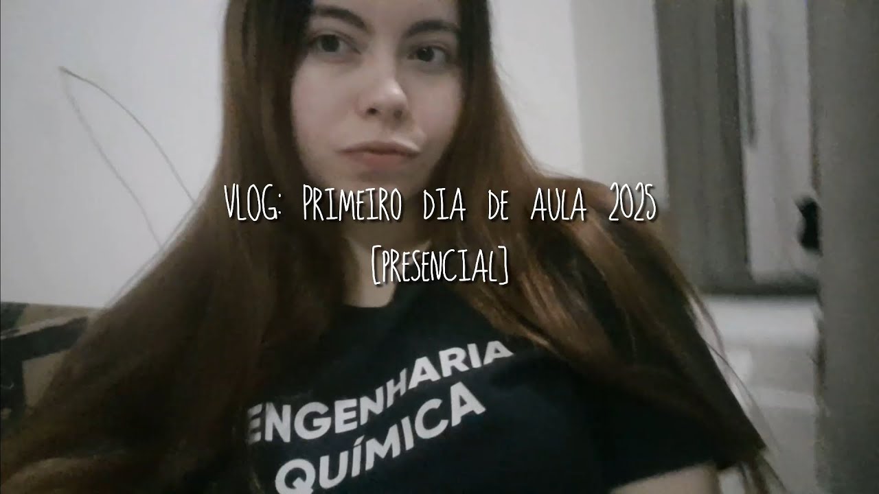 VLOG – Primeiro dia de aula em 2025! (me arrumando + indo para a faculdade.) 👩🏻‍🔬🥼📚