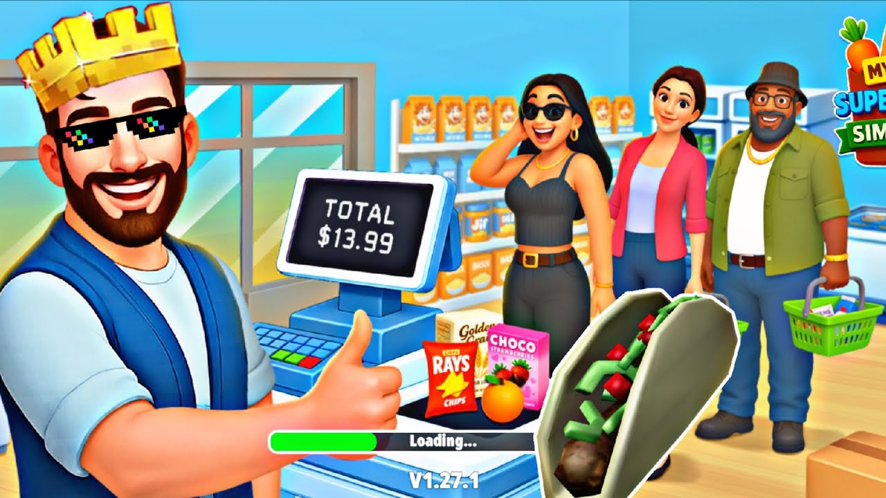 #محاكي_السبورماركت💸 فتحت سوبر ماركت💥#1My Supermarket Simulator 3D