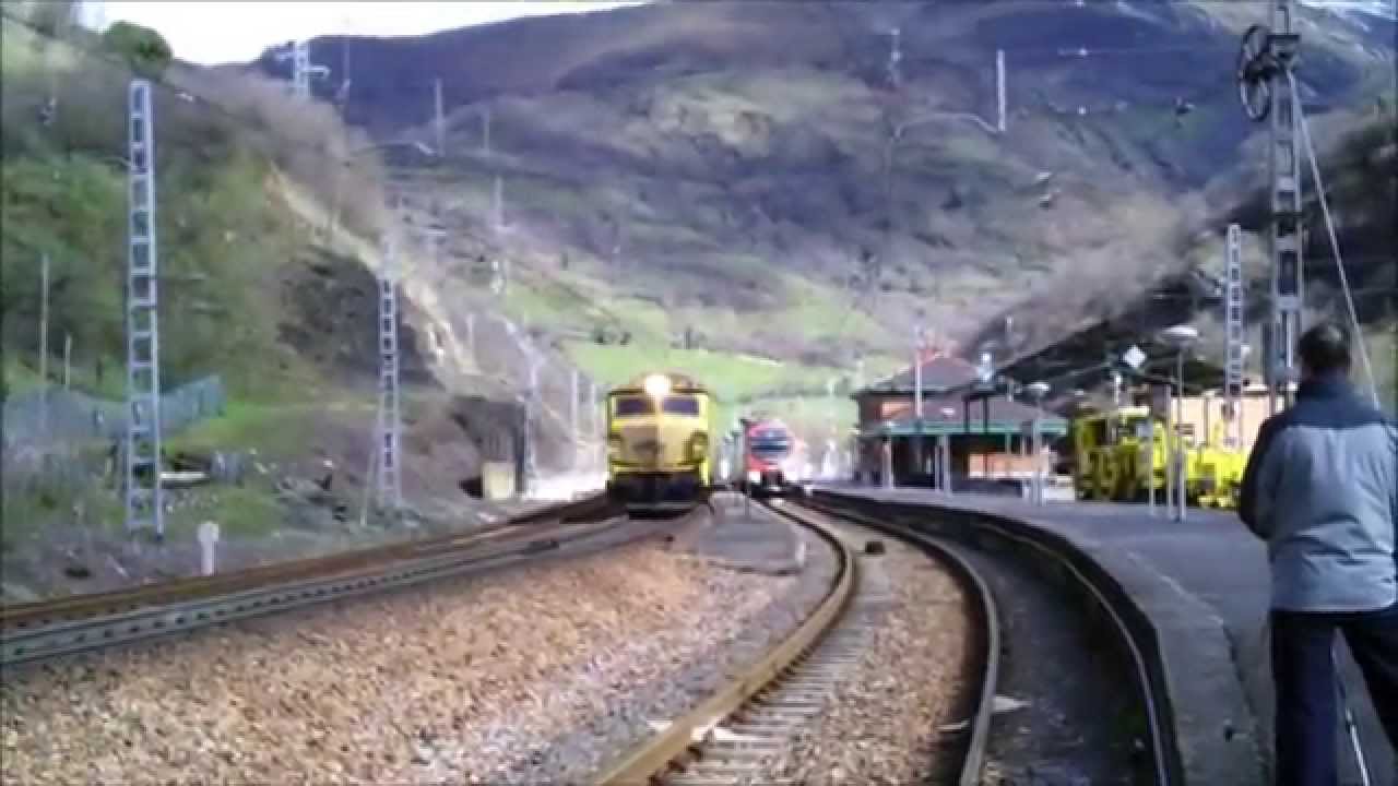 Trenes en Pajares Abril-Mayo