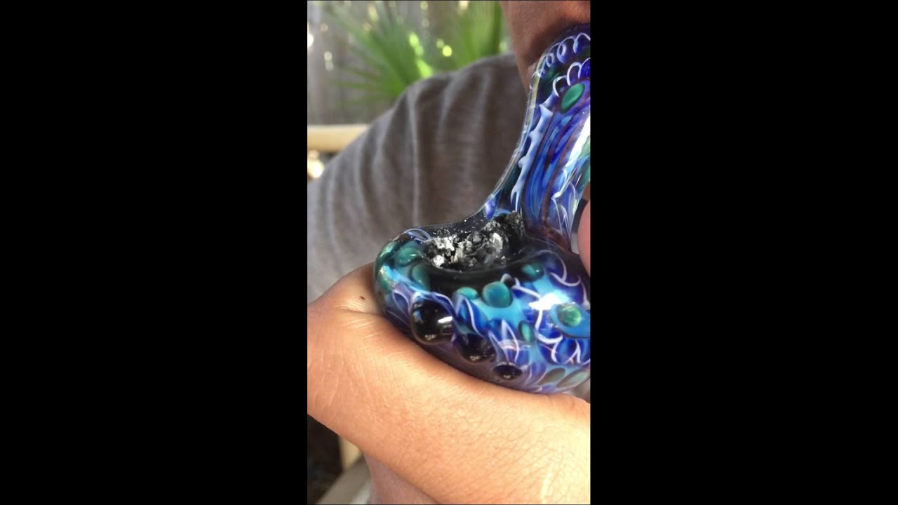 Slow Motion Spoon Pipe Hit