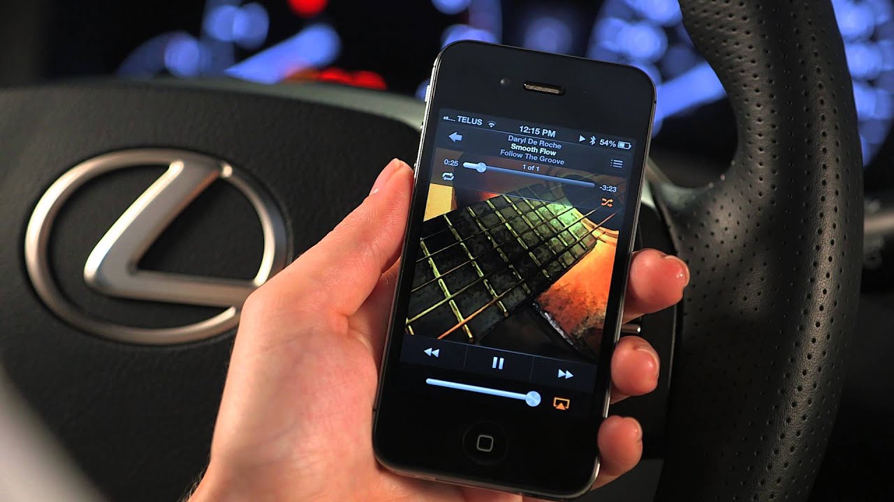 Как воспроизводить музыку через Bluetooth на Lexus