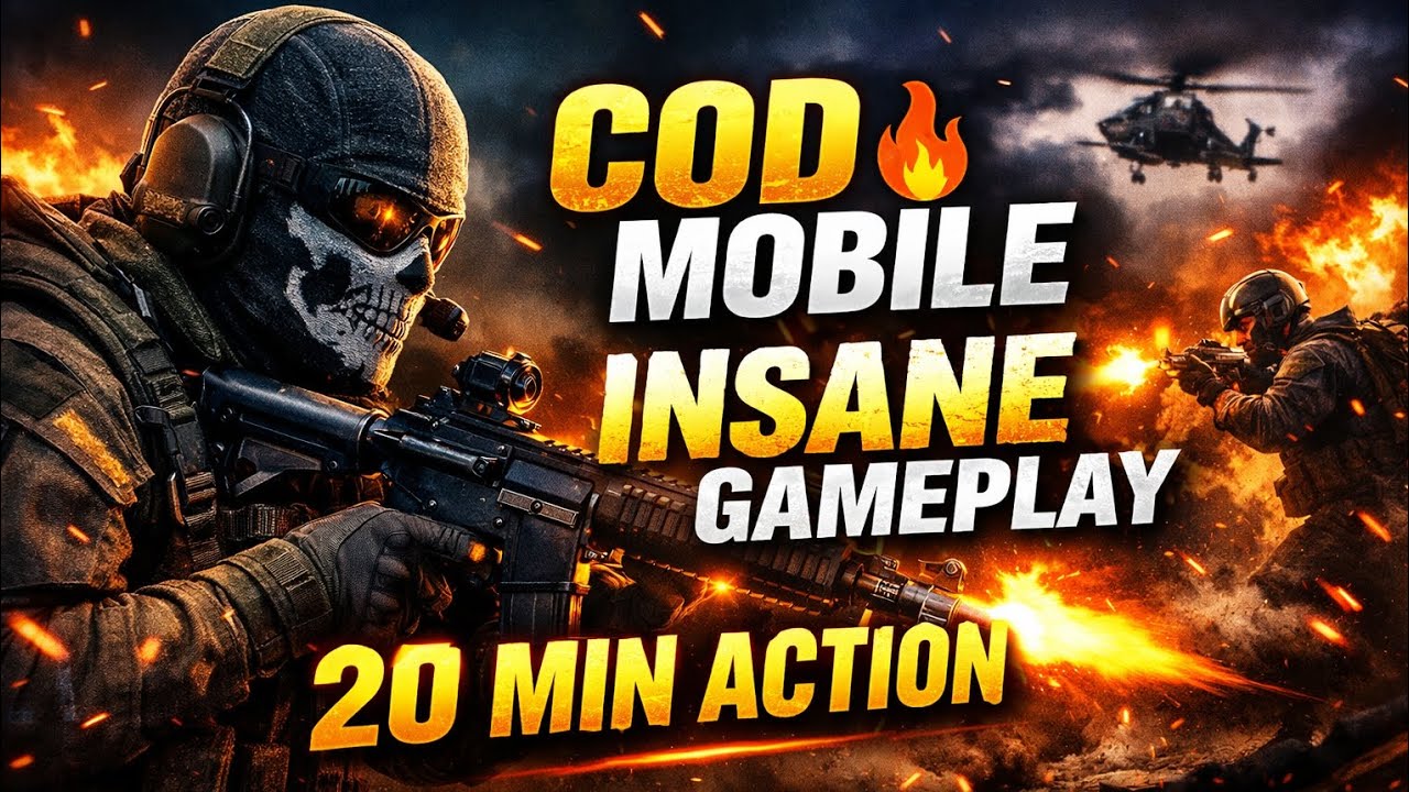 Call of Duty Mobile Gameplay 🔥 20 Minutes Non-Stop Action (Insane Kills) #voicefromsea #cod #gaming 