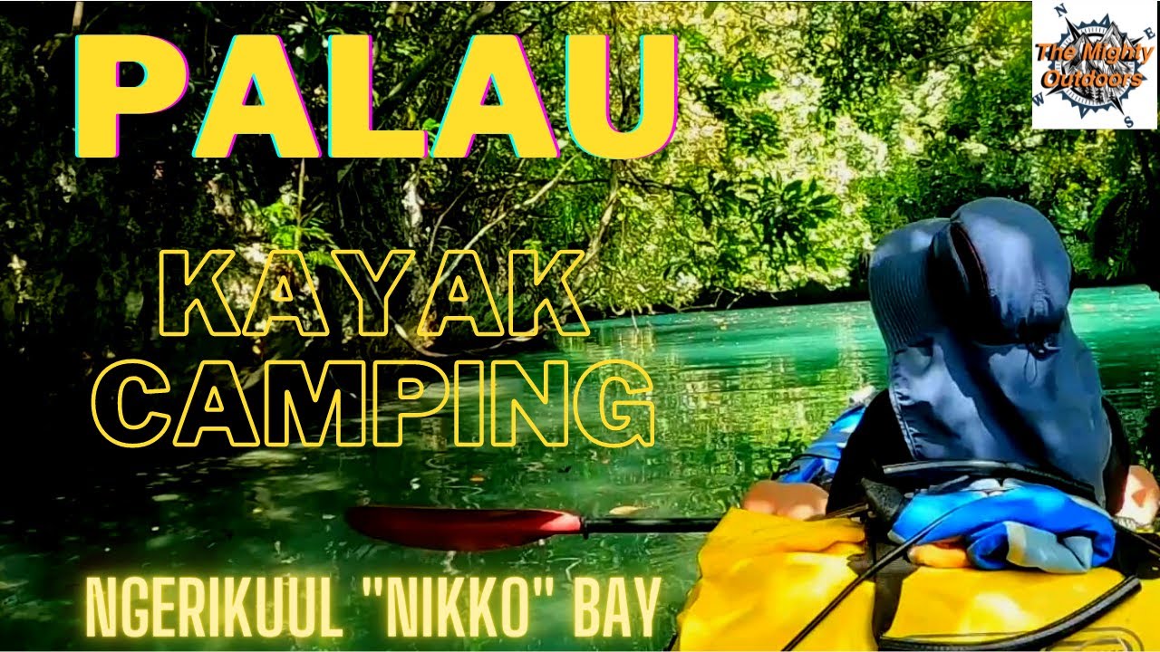 Kayak camping in Palau - rock islands remote camp accessible by kayak