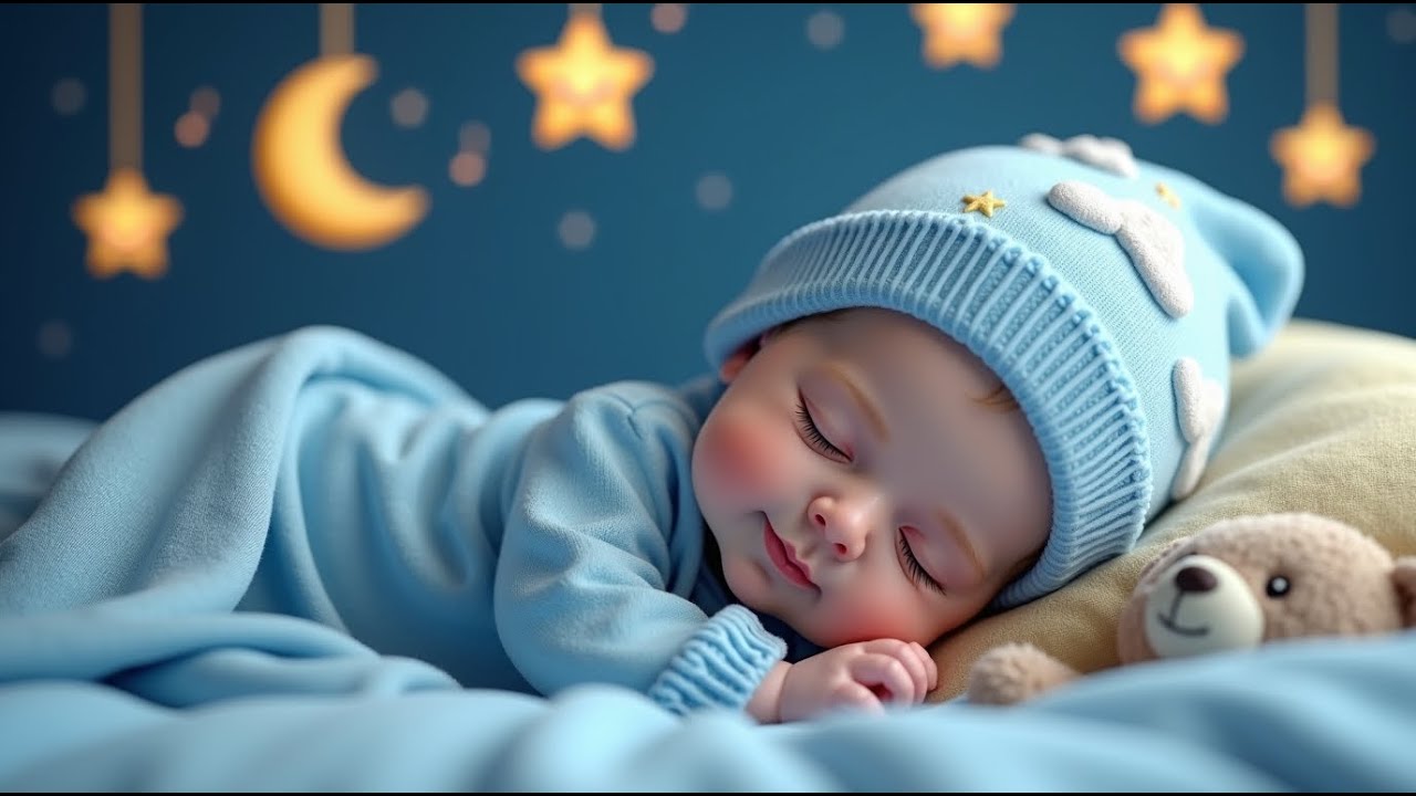 Overcome Insomnia Fast 🎶Baby Sleep Music & Mozart & Brahms Lullabies  for Instant Deep Rest