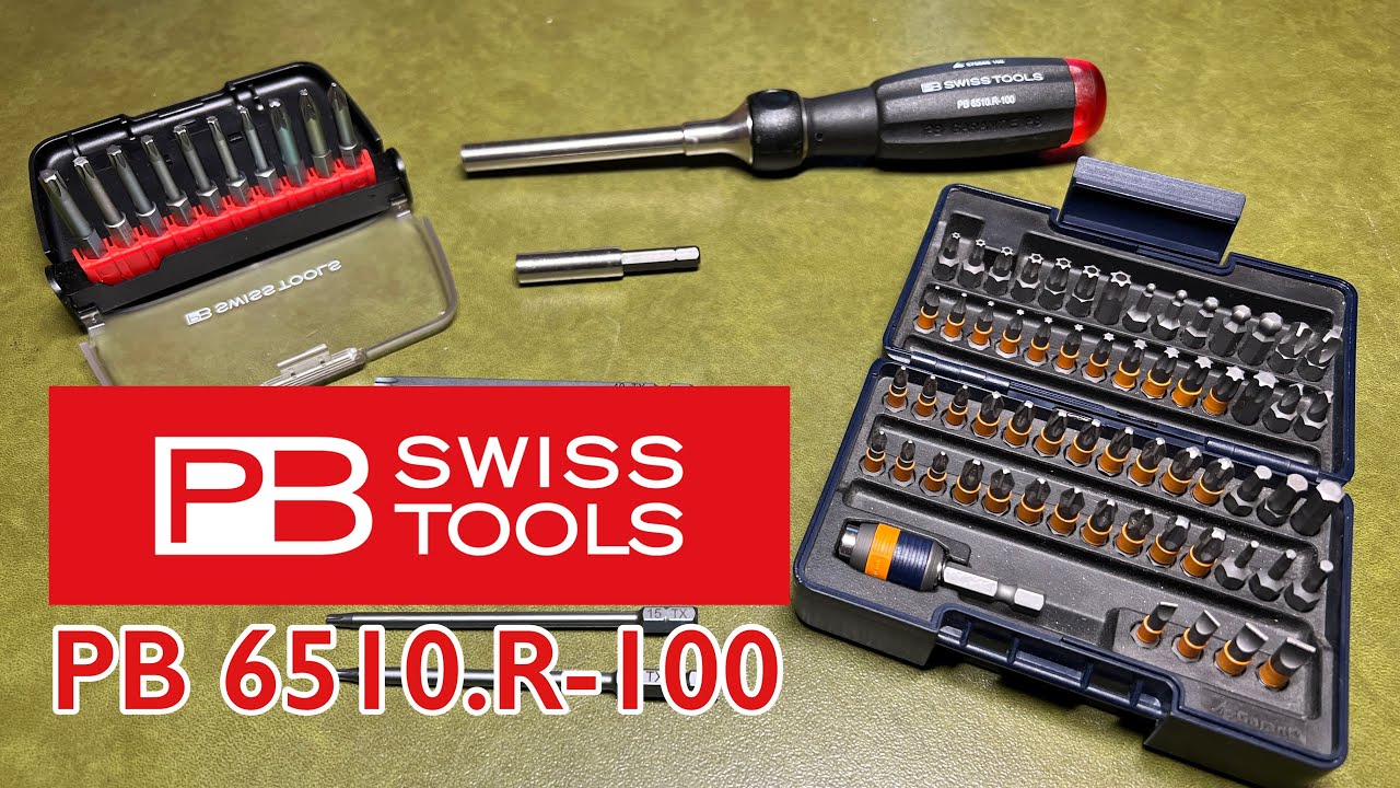 Die besten Bits der Welt PB Swiss Tools 6510.R-100 Garant Wera Werkzeug Ratschenschraubendreher