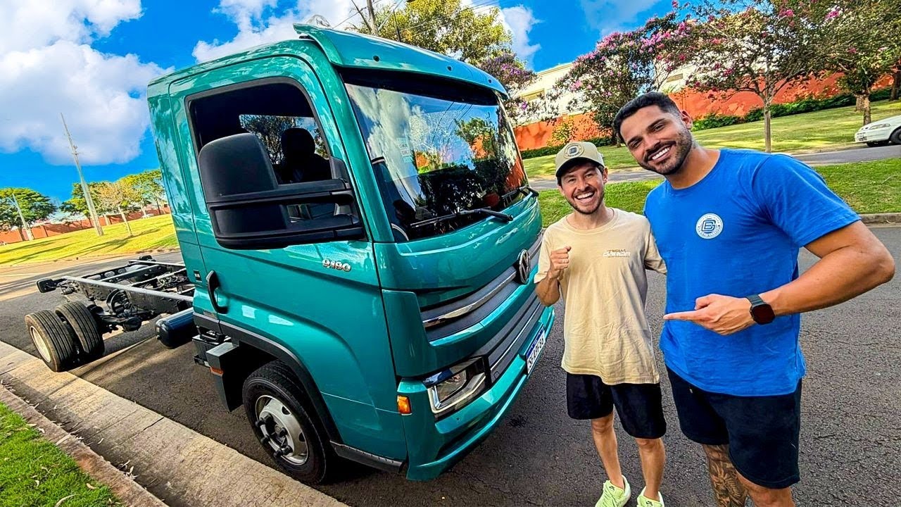 CONHECI O NOVO CAMINHÃO DO RENAN FIORINI 😍 DELIVERY 2024