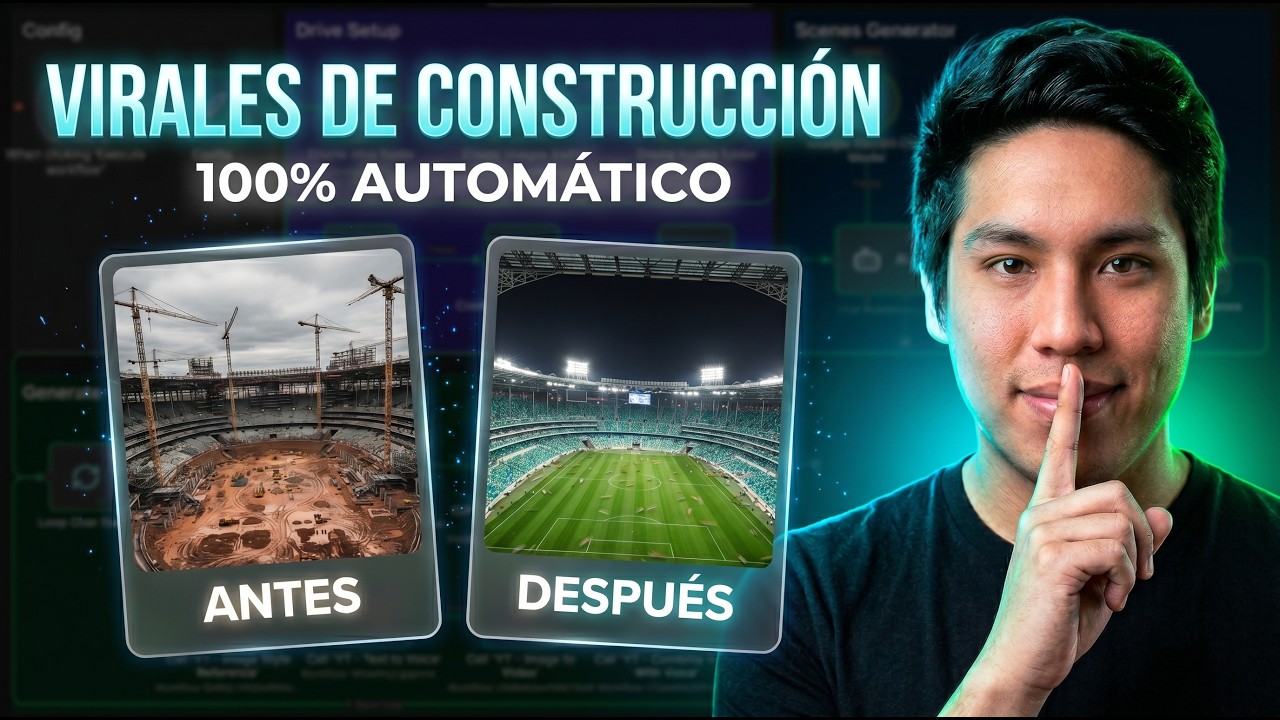 👉 Nuevo Nicho Automatizado: Cómo crear Timelapses de Construcción con IA y n8n 🏗️✨