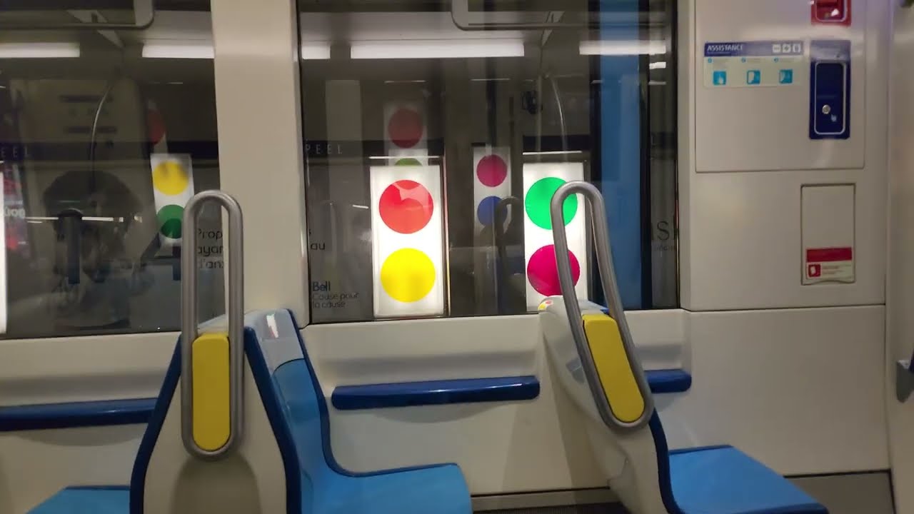 Montreal Métro: a ride on the Green Line 🟢 between Lionel-Groulx and Berri-UQAM metro stations 🚇