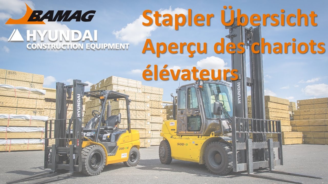Hyundai Stapler bei BAMAG - Chariots élévateurs Hyundai chez BAMAG