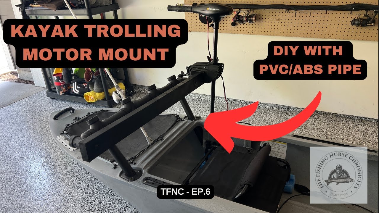DIY Kayak Trolling Motor Mount - PVC/ABS Pipe