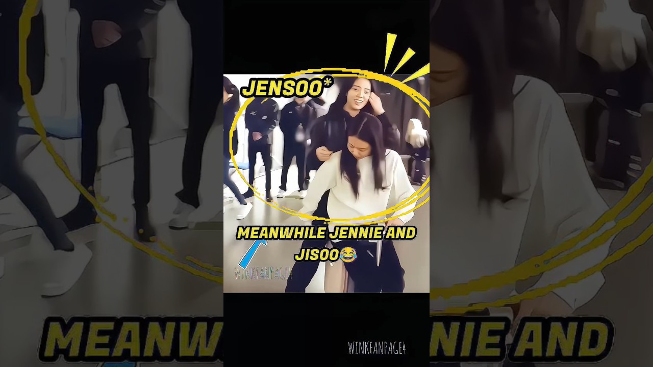 JISOO sit with JENNIE😅😍😂 #jennie #lisashorts #jensoo #rose #jisoo #shorts #shortsfeed
