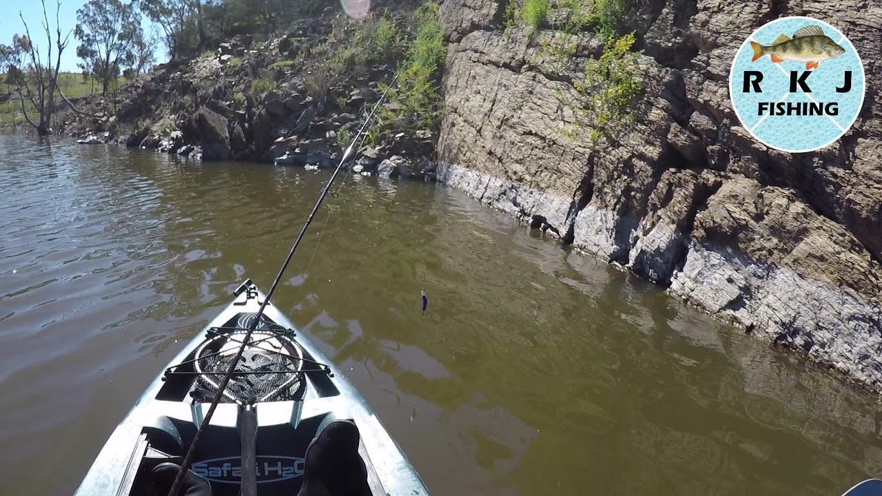 Kayak fishing at Lake Eppalock - A learning experience