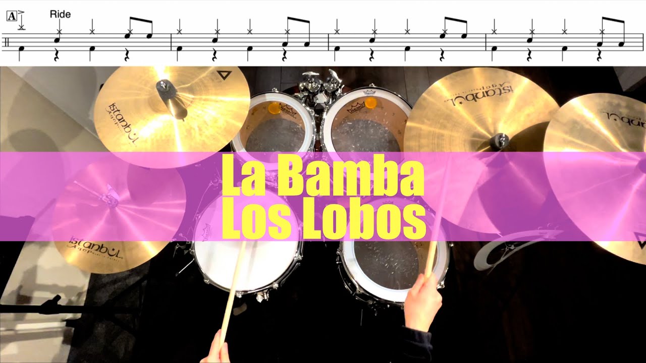 La Bamba-Los Lobos 叩いてみた Drum cover