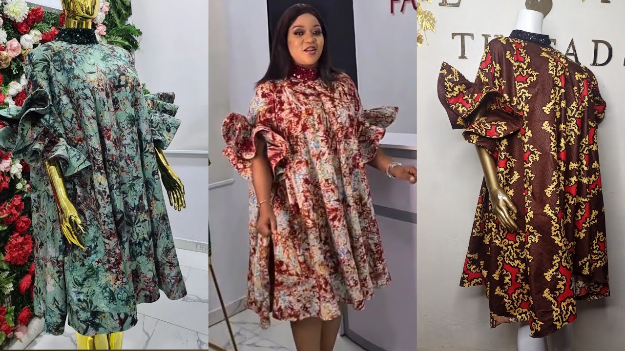 How to make a KIMONO CIRCLE DRESS with 720 DEGREE FLARE SLEEVE and BISHOP COLLAR