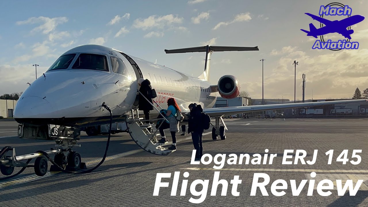 Flight Review - Flying on Loganair’s AWESOME Embraer 145 to Southampton!