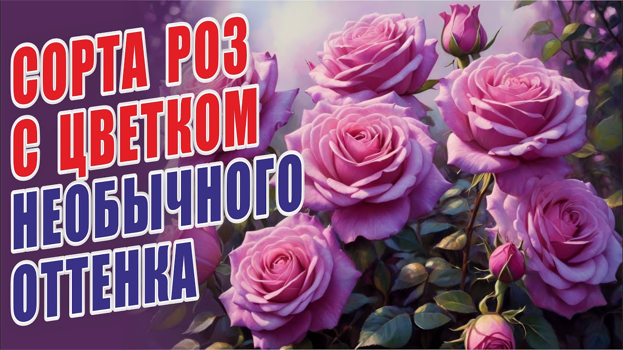 СОРТА РОЗ С ЦВЕТКОМ НЕОБЫЧНОГО ОТТЕНКА. ОБЗОР СОРТОВ РОЗ В СИРЕНЕВЫХ И ФИОЛЕТОВЫХ ОТТЕНКАХ. РОЗЫ.