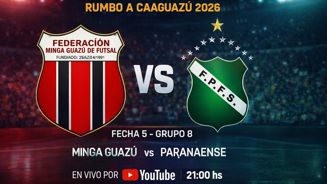 FRANCO vs PARANAENSE - Eliminatorias Grupo 8 Fecha 6 Caaguazu 2026