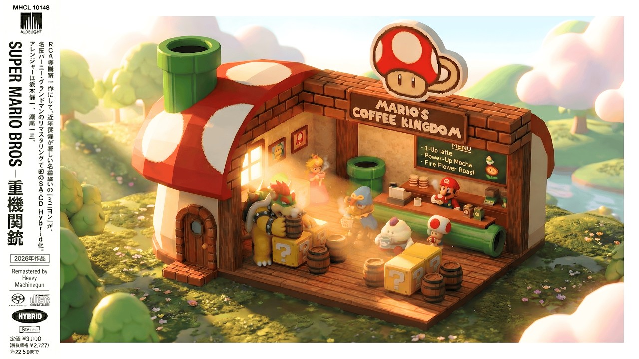 ☕ Nintendo Coffee Shop Music [with] Super Mario Bros Collection 🍄