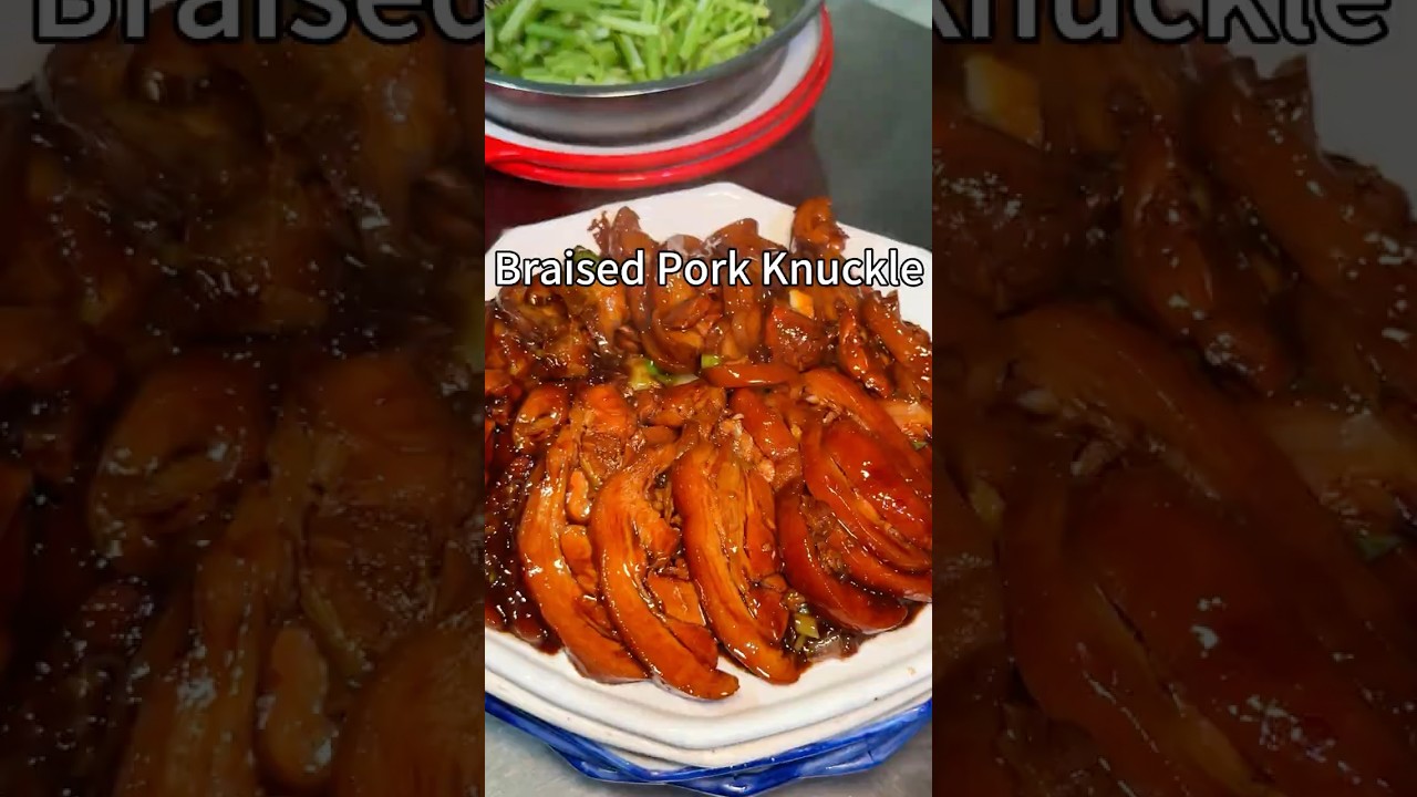 Fall-Off-The-Bone Braised Pork Knuckle  | Secret Sauce for Lip-Smacking Goodness!