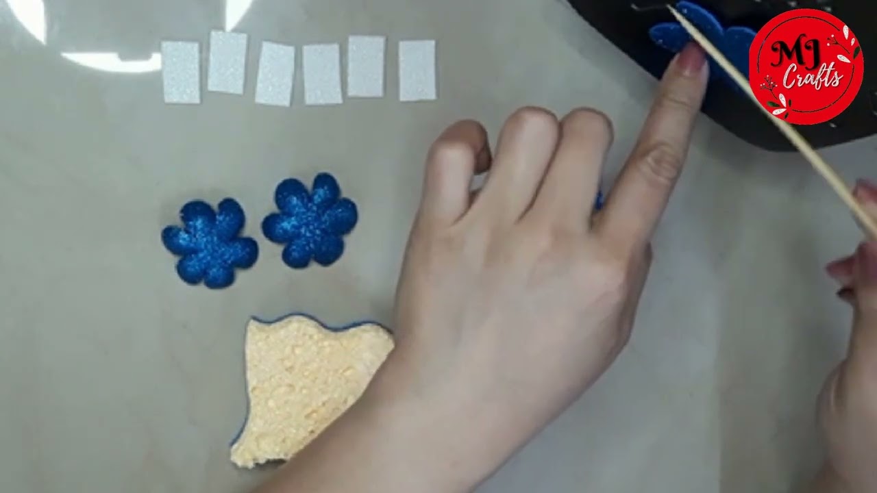 DIY Winter Flower | MJ Crafts