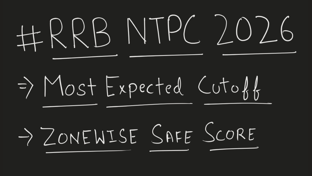 RRB NTPC 2026 Most Expected Cutoff | RRB NTPC Cut Off 2026 Zone Wise CBT 1 Cutoff