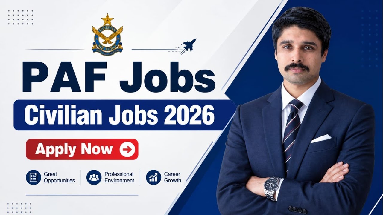 Join PAF as a Officer | PAF Civilian Jobs  2026
