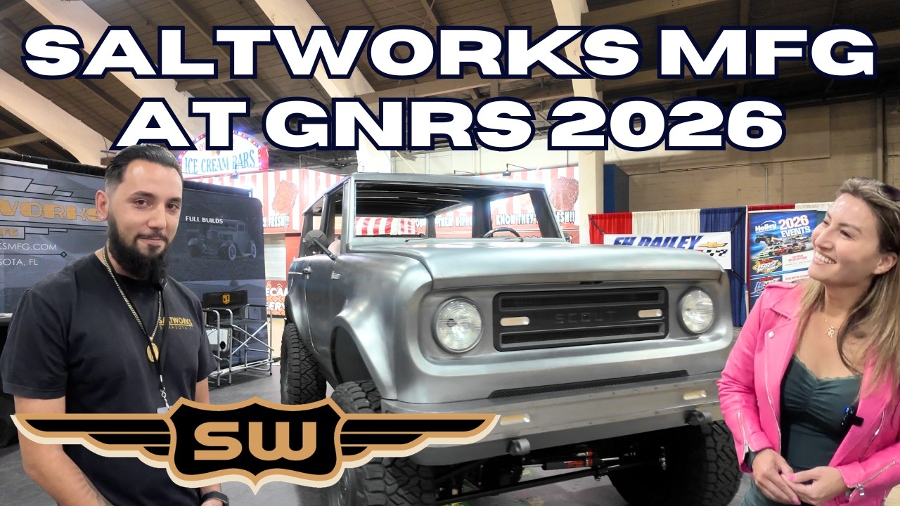 SALT WORKS METAL SHAPING CUSTOM PARTS INTERNATIONAL SCOUT IN BARE METAL PLUS LATEST BUILDS AT GNRS