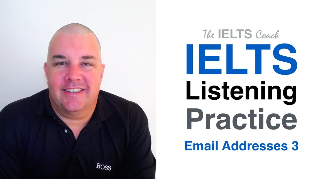 Адреса электронной почты для практики аудирования IELTS 3