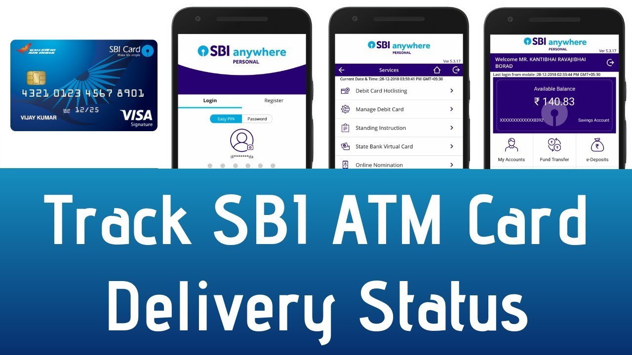 How To Track SBI ATM Card Delivery Status Online | Track SBI ATM Card Seed Post Delivery Status