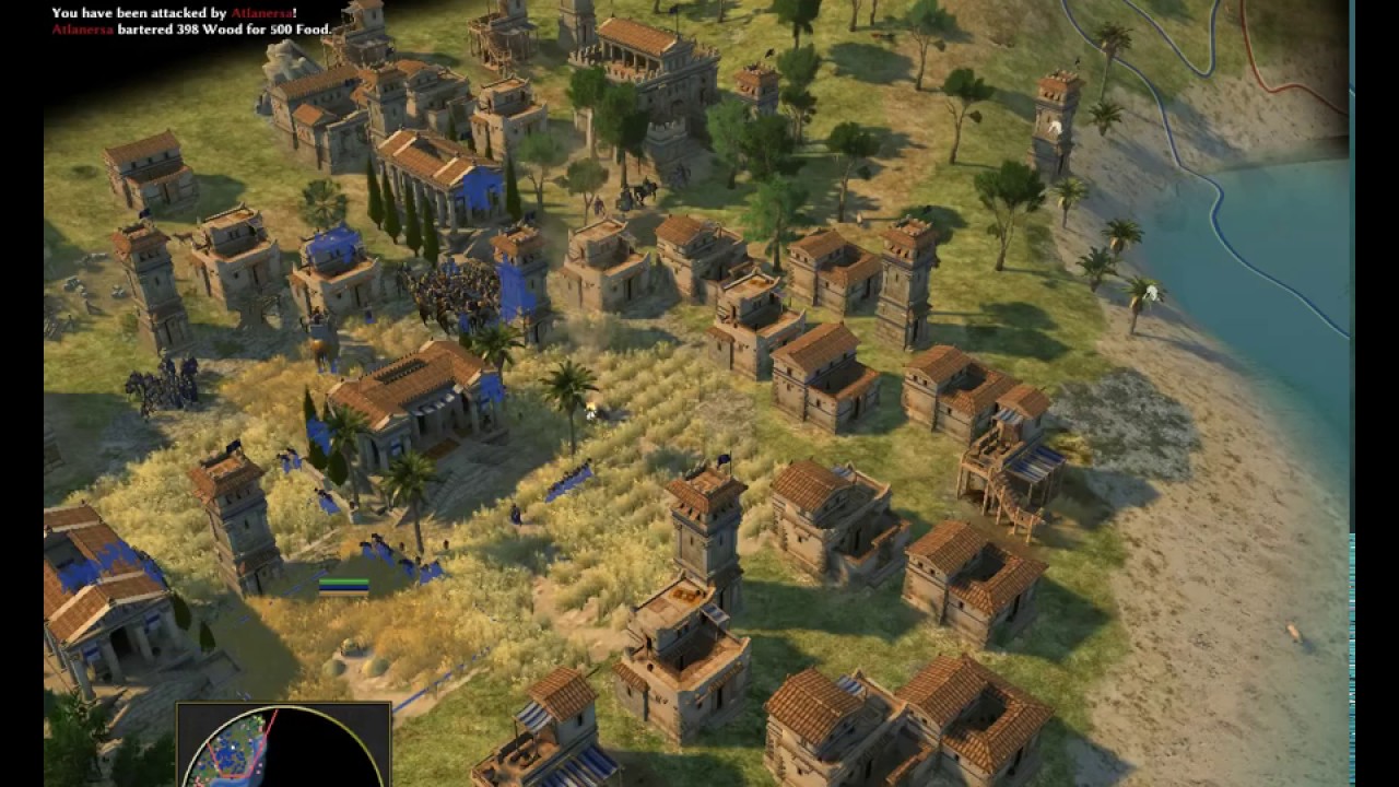 0 A.D. Alpha 23 Ken Wood - Golden Island Part2 / Al Difficulty: Very hard
