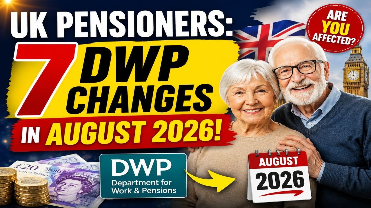 Пенсионеры Великобритании: 7 изменений от DWP в августе 2026 года!