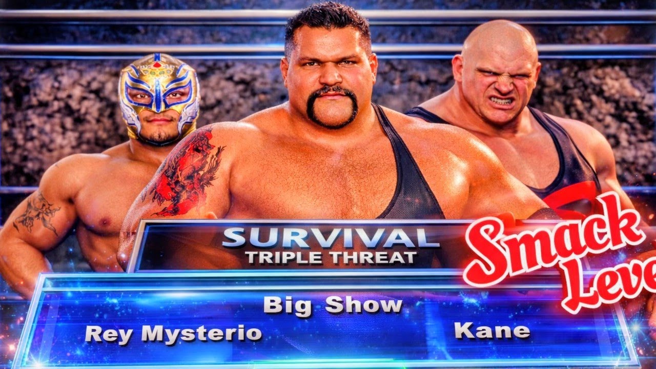 Can Rey Mysterio Survive Two Giants ? Big Show & Kane | Wwe SmackDown Here Comes The Pain |