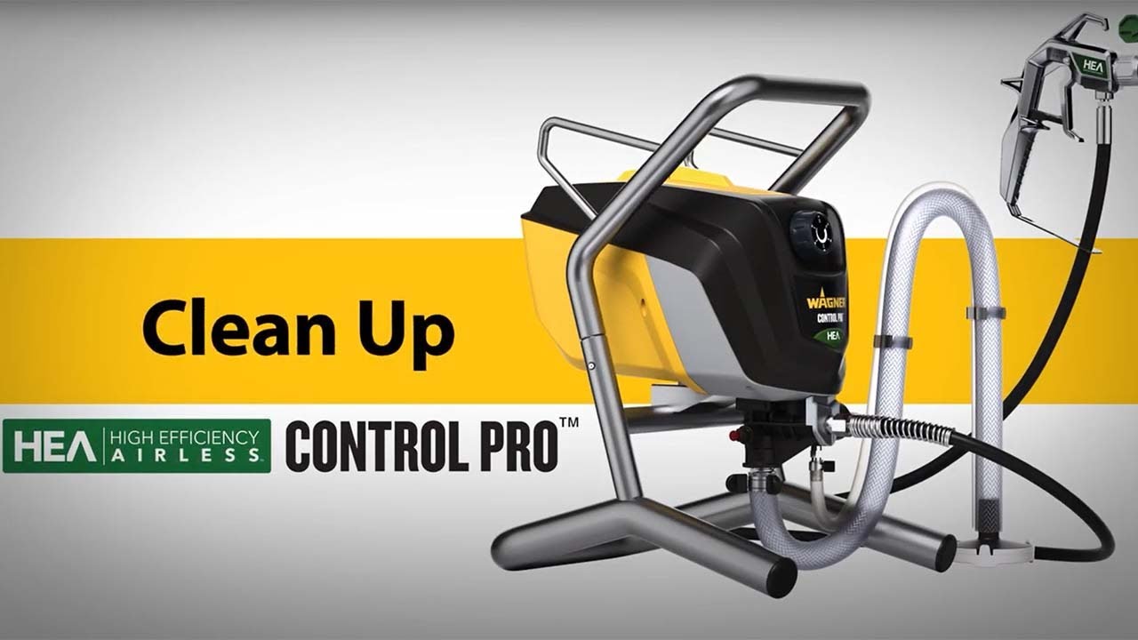 Wagner Control Pro Series: Cleanup