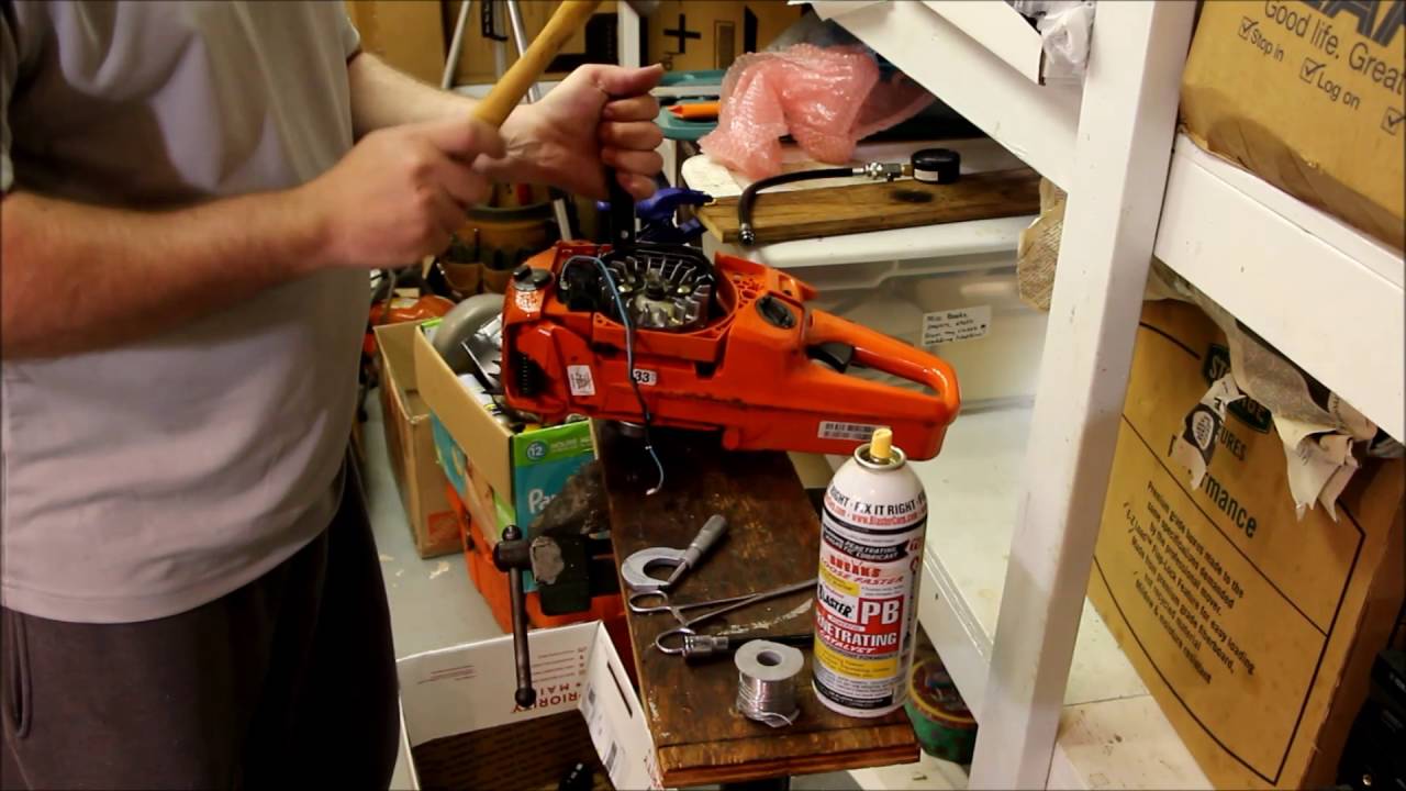 dismantling a Brad Snelling Husqvarna 340 346xp 350